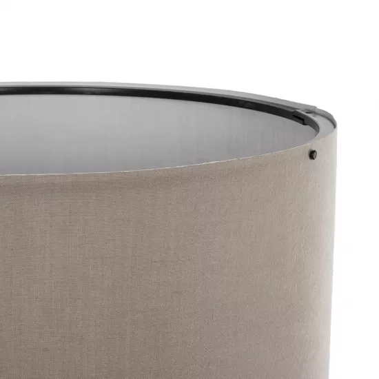 SAGA 204-0048 Μοντέρνο Επιδαπέδιο Φωτιστικό με Ντουί 1 x E27 AC 220-240V IP20 - Μπεζ & Γκρι - Μ38 x Π38 x Υ140cm