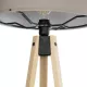 SAGA 204-0048 Μοντέρνο Επιδαπέδιο Φωτιστικό με Ντουί 1 x E27 AC 220-240V IP20 - Μπεζ & Γκρι - Μ38 x Π38 x Υ140cm