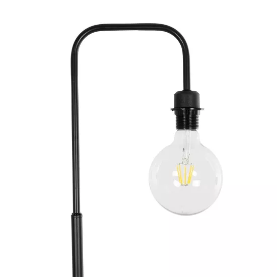 SNAKE 204-0053 Μοντέρνο Επιδαπέδιο Φωτιστικό με Ντουί 1 x E27 AC 220-240V IP20 - Μαύρο - Μ40 x Π25 x Υ153cm