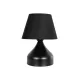 PYRAMID 204-0058 Μοντέρνο Επιτραπέζιο Φωτιστικό Πορτατίφ με Ντουί 1 x E27 AC 220-240V IP20 - Μαύρο - Μ22 x Π22 x Υ30cm