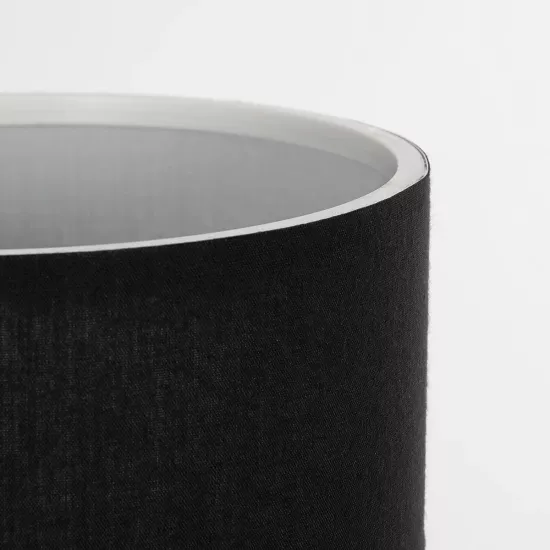 MINNIE 204-0063 Μοντέρνο Επιτραπέζιο Φωτιστικό Πορτατίφ με Ντουί 1 x E14 AC 220-240V IP20 - Μαύρο - Μ15 x Π15 x Υ21cm