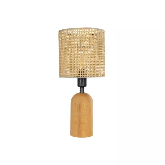 HARD 204-0065 Boho Επιτραπέζιο Φωτιστικό Πορτατίφ με Ντουί 1 x E14 AC 220-240V IP20 - Καφέ & Μπεζ - Μ15 x Π15 x Υ35cm