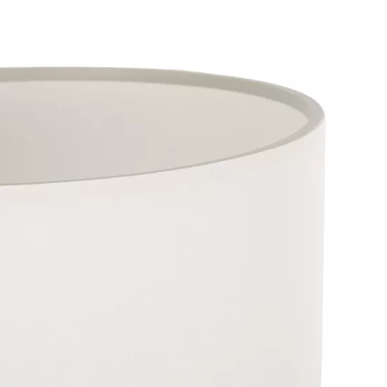 COBRA 204-0066 Μοντέρνο Επιτραπέζιο Φωτιστικό Πορτατίφ με Ντουί 1 x E27 AC 220-240V IP20 - Μπεζ & Λευκό - Μ24 x Π24 x Υ39cm