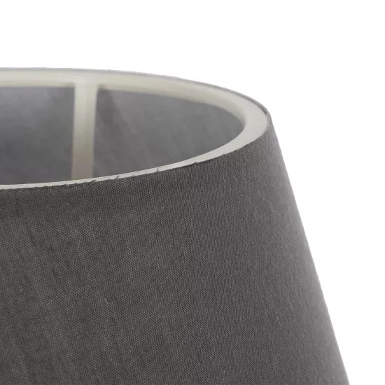 CAP 204-0068 Μοντέρνο Επιτραπέζιο Φωτιστικό Πορτατίφ με Ντουί 1 x E27 AC 220-240V IP20 - Καφέ & Μαύρο - Μ22 x Π22 x Υ33cm