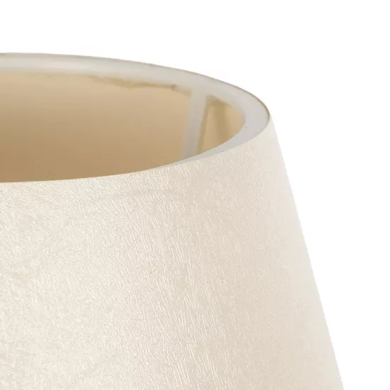 CAP 204-0069 Μοντέρνο Επιτραπέζιο Φωτιστικό Πορτατίφ με Ντουί 1 x E27 AC 220-240V IP20 - Καφέ & Λευκό - Μ22 x Π22 x Υ33cm