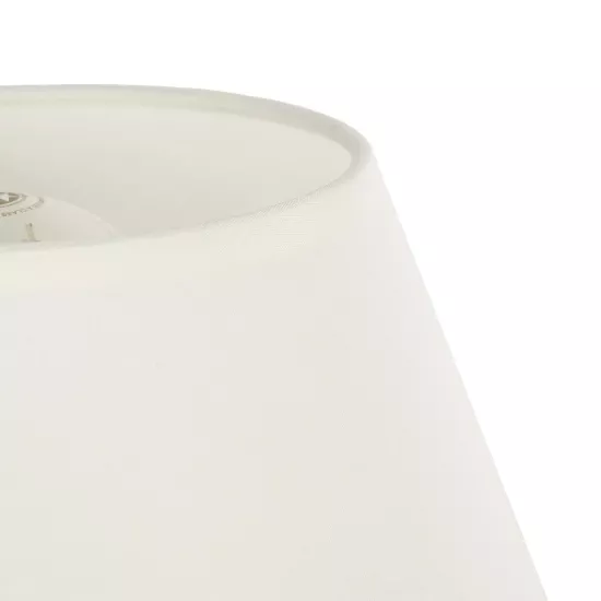 GLOSSY 204-0071 Μοντέρνο Επιτραπέζιο Φωτιστικό Πορτατίφ με Ντουί 1 x E27 AC 220-240V IP20 - Χρυσό & Λευκό - Μ22 x Π22 x Υ34cm