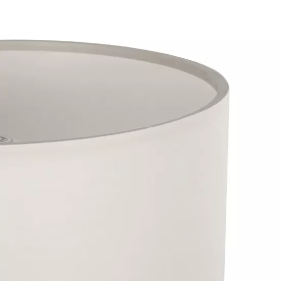 LARA 204-0075 Μοντέρνο Επιτραπέζιο Φωτιστικό Πορτατίφ με Ντουί 1 x E27 AC 220-240V IP20 - Μαύρο & Μπεζ - Μ24 x Π24 x Υ36cm