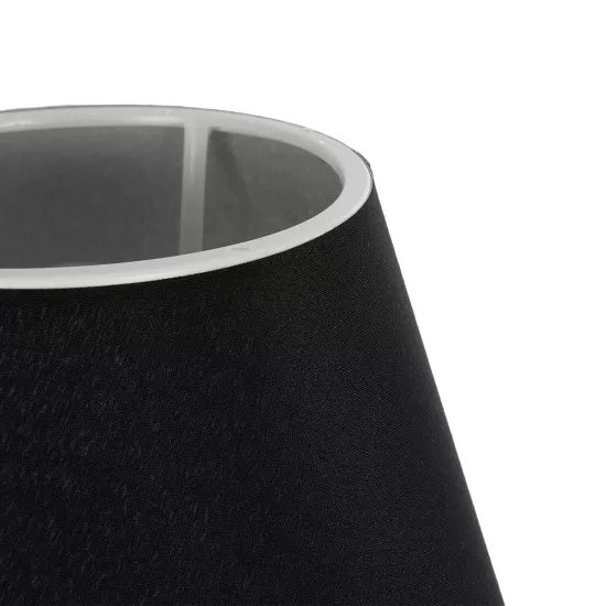 CIA 204-0081 Μοντέρνο Επιτραπέζιο Φωτιστικό Πορτατίφ με Ντουί 1 x E27 AC 220-240V IP20 - Λευκό & Μαύρο - Μ23 x Π23 x Υ31,5cm