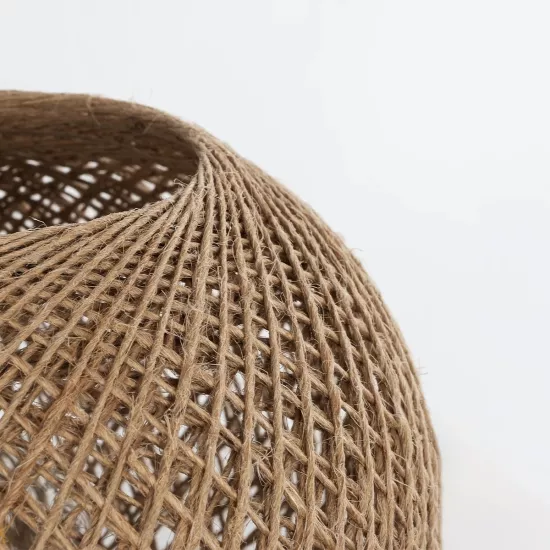 BOWL 204-0087 Μοντέρνο Επιτραπέζιο Φωτιστικό Πορτατίφ με Ντουί 1 x E27 AC 220-240V IP20 - Καφέ & Μπεζ - Μ22 x Π22 x Υ23cm