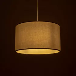 LOFTY 204-0093 Μοντέρνο Κρεμαστό Φωτιστικό Οροφής με Ντουί 1 x E27 AC 220-240V IP20 - Γκρι - Μ37 x Π37 x Υ21cm