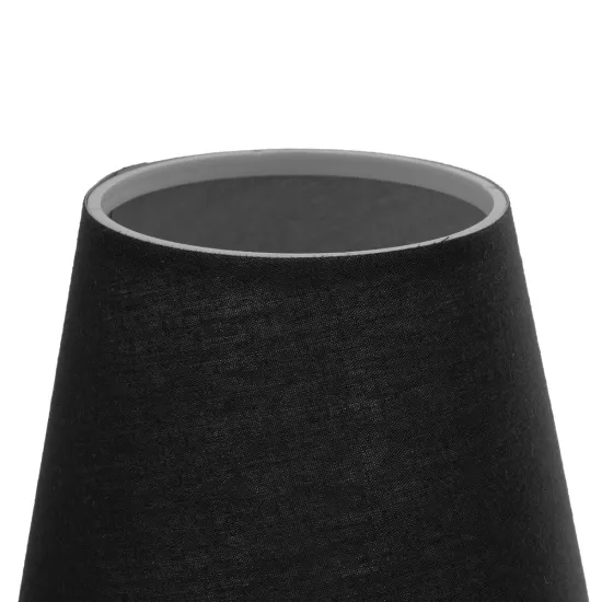 PAM 204-0113 Μοντέρνο Φωτιστικό Τοίχου - Απλίκα με Ντουί 1 x E27 AC 220-240V IP20 - Μαύρο - Μ23 x Π23 x Υ17cm