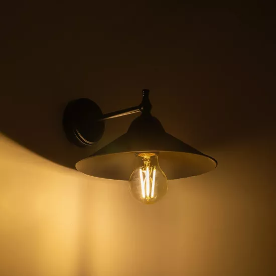 CATERPILLAR 204-0115 Μοντέρνο Φωτιστικό Τοίχου - Απλίκα με Ντουί 1 x E27 AC 220-240V IP20 - Μαύρο - Μ22 x Π25 x Υ14cm