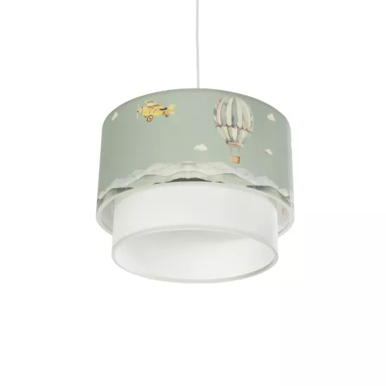 BALLON 204-0120 Παιδικό Κρεμαστό Φωτιστικό Οροφής με Ντουί 1 x E27 AC 220-240V IP20 - Πολύχρωμο - Μ30 x Π30 x Υ20cm