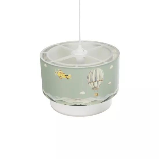 BALLON 204-0120 Παιδικό Κρεμαστό Φωτιστικό Οροφής με Ντουί 1 x E27 AC 220-240V IP20 - Πολύχρωμο - Μ30 x Π30 x Υ20cm