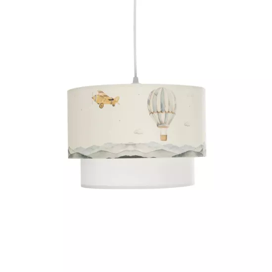 BALLON 204-0121 Παιδικό Κρεμαστό Φωτιστικό Οροφής με Ντουί 1 x E27 AC 220-240V IP20 - Πολύχρωμο - Μ30 x Π30 x Υ20cm