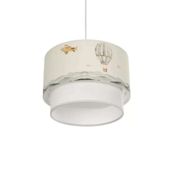 BALLON 204-0121 Παιδικό Κρεμαστό Φωτιστικό Οροφής με Ντουί 1 x E27 AC 220-240V IP20 - Πολύχρωμο - Μ30 x Π30 x Υ20cm
