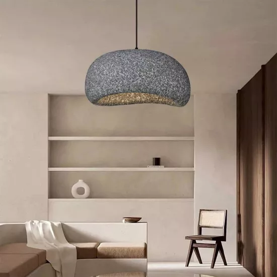 STONE 204-0122 Μοντέρνο Κρεμαστό Φωτιστικό Καμπάνα Μονόφωτο 1 x E27 IP20 Γκρι Πολυστερίνη με Γκρι Ρητίνη - Μ31.5 x Π35 x Υ26cm STONE 204-0122 Μοντέρνο Κρεμαστό Φωτιστικό Καμπάνα Μονόφωτο 1 x E27 IP20 Γκρι Πολυστερίνη με Γκρι Ρητίνη - Μ31.5 x Π35 x Υ26cm