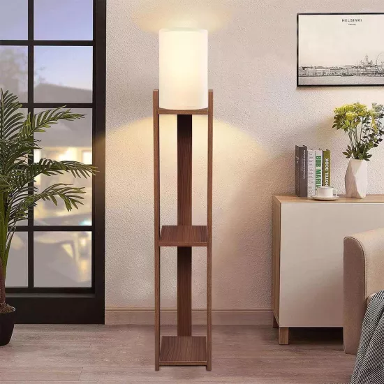 VENTORA 204-0125 Μοντέρνο Eπιδαπέδιο Φωτιστικό Μονόφωτο 1 x E27 IP20 Καφέ Ξύλο με Μπεζ Ύφασμα - Μ20 x Π20 x Υ142cm VENTORA 204-0125 Μοντέρνο Eπιδαπέδιο Φωτιστικό Μονόφωτο 1 x E27 IP20 Καφέ Ξύλο με Μπεζ Ύφασμα - Μ20 x Π20 x Υ142cm