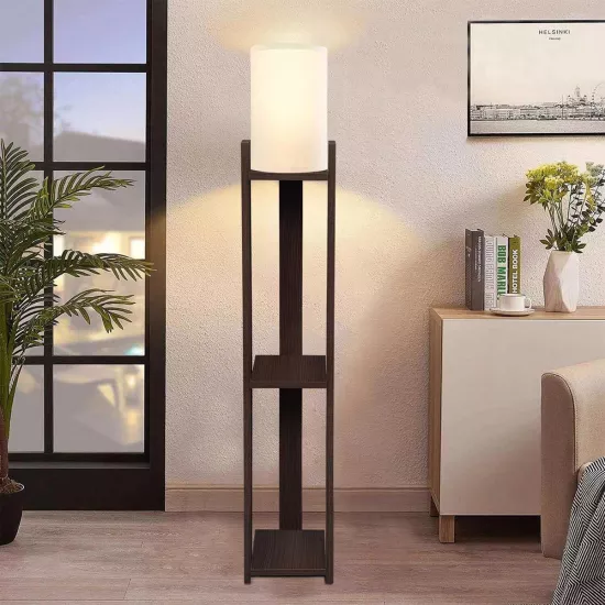 VENTORA 204-0126 Μοντέρνο Eπιδαπέδιο Φωτιστικό Μονόφωτο 1 x E27 IP20 Καφέ Ξύλο με Μπεζ Ύφασμα - Μ20 x Π20 x Υ142cm VENTORA 204-0126 Μοντέρνο Eπιδαπέδιο Φωτιστικό Μονόφωτο 1 x E27 IP20 Καφέ Ξύλο με Μπεζ Ύφασμα - Μ20 x Π20 x Υ142cm