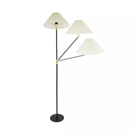 FLY 204-0127 Μοντέρνο Επιδαπέδιο Φωτιστικό με Ντουί 1 x E27 AC 220-240V IP20 - Μαύρο & Μπεζ - Μ72 x Π38 x Υ155cm