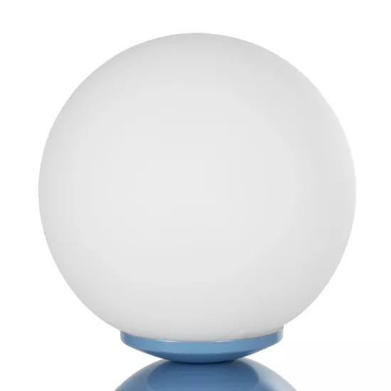 MAGIC 204-0133 Μοντέρνο Επιτραπέζιο Φωτιστικό Πορτατίφ με Ντουί 1 x E14 AC 220-240V IP20 - Μπλε & Λευκό - Μ15 x Π15 x Υ28cm