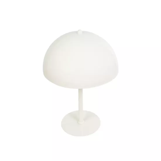 GASCEIO 204-0140 Μοντέρνο Επιτραπέζιο Φωτιστικό Πορτατίφ με Ντουί 1 x E27 AC 220-240V IP20 - Μπεζ - Μ25 x Π25 x Υ37cm