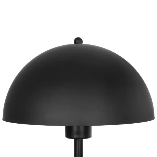 GASCEIO 204-0141 Μοντέρνο Επιτραπέζιο Φωτιστικό Πορτατίφ με Ντουί 1 x E27 AC 220-240V IP20 - Μαύρο - Μ25 x Π25 x Υ37m