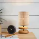 KLOO 204-0143 Boho Eπιτραπέζιο Φωτιστικό Μονόφωτο 1 x E27 IP20 Καφέ Ξύλο με Μπεζ Διάτρτητο Ύφασμα - Μ15 x Π15 x Υ35cm KLOO 204-0143 Boho Eπιτραπέζιο Φωτιστικό Μονόφωτο 1 x E27 IP20 Καφέ Ξύλο με Μπεζ Διάτρτητο Ύφασμα - Μ15 x Π15 x Υ35cm