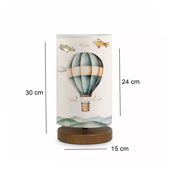 BALLON 204-0145 Παιδικό Eπιτραπέζιο Φωτιστικό Φιγούρα Μονόφωτο 1 x E27 IP20 Πολύχρωμο Ύφασμα - Μ15 x Π15 x Υ30cm BALLON 204-0145 Παιδικό Eπιτραπέζιο Φωτιστικό Φιγούρα Μονόφωτο 1 x E27 IP20 Πολύχρωμο Ύφασμα - Μ15 x Π15 x Υ30cm