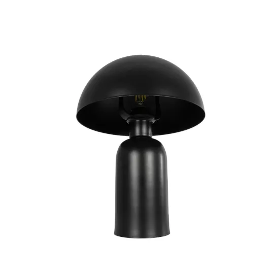 GASCO 204-0146 Μοντέρνο Επιτραπέζιο Φωτιστικό Πορτατίφ με Ντουί 1 x E27 AC 220-240V IP20 - Μαύρο - Μ26 x Π26 x Υ35cm