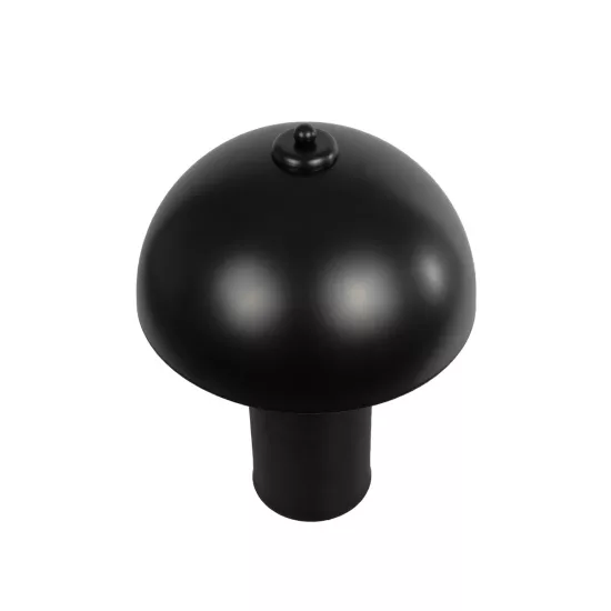 GASCO 204-0146 Μοντέρνο Επιτραπέζιο Φωτιστικό Πορτατίφ με Ντουί 1 x E27 AC 220-240V IP20 - Μαύρο - Μ26 x Π26 x Υ35cm