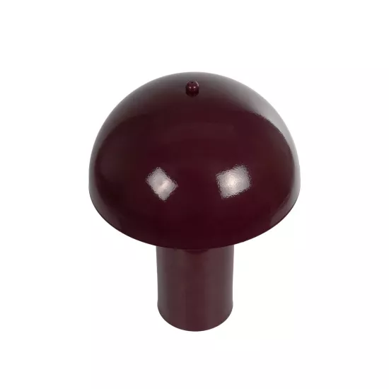 GASCO 204-0148 Μοντέρνο Επιτραπέζιο Φωτιστικό Πορτατίφ με Ντουί 1 x E27 AC 220-240V IP20 - Κόκκινο - Μ26 x Π26 x Υ35cm