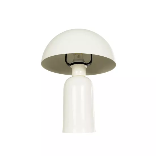 GASCO 204-0149 Μοντέρνο Επιτραπέζιο Φωτιστικό Πορτατίφ με Ντουί 1 x E27 AC 220-240V IP20 - Μπεζ - Μ26 x Π26 x Υ35cm