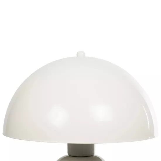 GASCO 204-0149 Μοντέρνο Επιτραπέζιο Φωτιστικό Πορτατίφ με Ντουί 1 x E27 AC 220-240V IP20 - Μπεζ - Μ26 x Π26 x Υ35cm