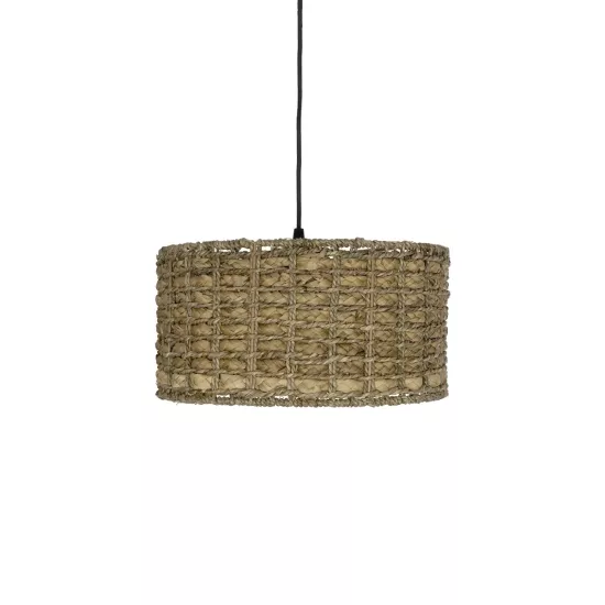 POMEGRANDE 204-0157 Boho Κρεμαστό Φωτιστικό Οροφής με Ντουί 1 x E27 AC 220-240V IP20 - Μπεζ - Μ31 x Π31 x Υ18cm