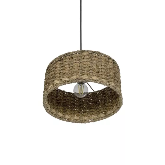 POMEGRANDE 204-0157 Boho Κρεμαστό Φωτιστικό Οροφής με Ντουί 1 x E27 AC 220-240V IP20 - Μπεζ - Μ31 x Π31 x Υ18cm