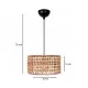 POMEGRANDE 204-0158 Boho Κρεμαστό Φωτιστικό Kαπέλο Μονόφωτο 1 x E27 IP20 Μπεζ Rattan με Καφέ Ξυλο - Μ30 x Π30 x Υ16cm POMEGRANDE 204-0158 Boho Κρεμαστό Φωτιστικό Kαπέλο Μονόφωτο 1 x E27 IP20 Μπεζ Rattan με Καφέ Ξυλο - Μ30 x Π30 x Υ16cm