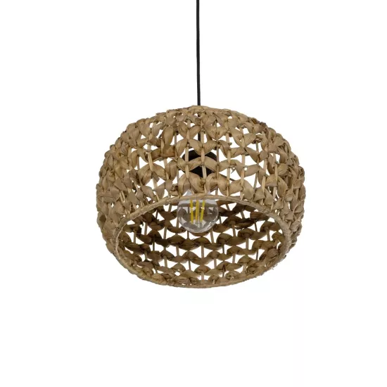 DARIO 204-0159 Boho Κρεμαστό Φωτιστικό Οροφής με Ντουί 1 x E27 AC 220-240V IP20 - Καφέ - Μ30 x Π30 x Υ18cm