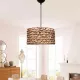 POMEGRANDE 204-0160 Boho Κρεμαστό Φωτιστικό Kαπέλο Μονόφωτο 1 x E27 IP20 Καφέ Rattan - Μ29 x Π29 x Υ16cm POMEGRANDE 204-0160 Boho Κρεμαστό Φωτιστικό Kαπέλο Μονόφωτο 1 x E27 IP20 Καφέ Rattan - Μ29 x Π29 x Υ16cm