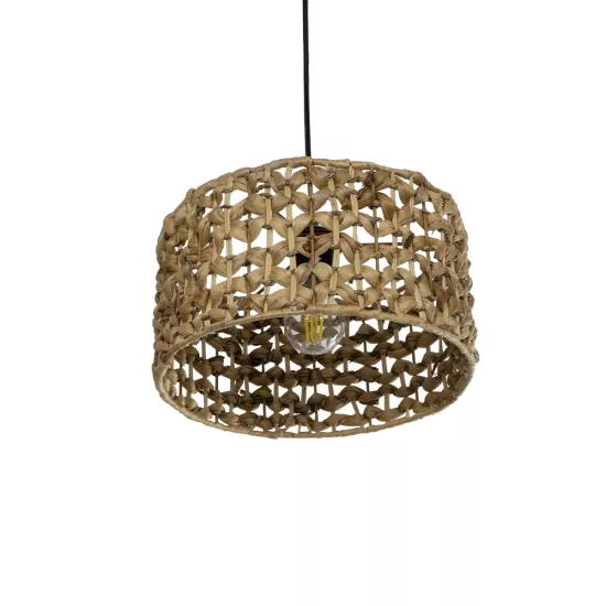 POMEGRANDE 204-0160 Boho Κρεμαστό Φωτιστικό Οροφής με Ντουί 1 x E27 AC 220-240V IP20 - Καφέ - Μ30 x Π30 x Υ19cm