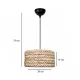 POMEGRANDE 204-0161 Boho Κρεμαστό Φωτιστικό Kαπέλο Μονόφωτο 1 x E27 IP20 Μπεζ Rattan - Μ29 x Π29 x Υ16cm POMEGRANDE 204-0161 Boho Κρεμαστό Φωτιστικό Kαπέλο Μονόφωτο 1 x E27 IP20 Μπεζ Rattan - Μ29 x Π29 x Υ16cm