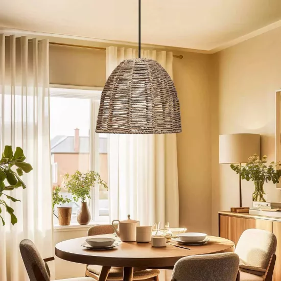 MEKA 204-0162 Boho Κρεμαστό Φωτιστικό Καμπάνα Μονόφωτο 1 x E27 IP20 Καφε Σχοινί - Μ31 x Π31 x Υ26cm MEKA 204-0162 Boho Κρεμαστό Φωτιστικό Καμπάνα Μονόφωτο 1 x E27 IP20 Καφε Σχοινί - Μ31 x Π31 x Υ26cm
