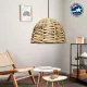 MEKA 204-0165 Boho Κρεμαστό Φωτιστικό Καμπάνα Μονόφωτο 1 x E27 IP20 Μπεζ Rattan - Μ30 x Π30 x Υ25cm MEKA 204-0165 Boho Κρεμαστό Φωτιστικό Καμπάνα Μονόφωτο 1 x E27 IP20 Μπεζ Rattan - Μ30 x Π30 x Υ25cm