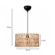 POMEGRANDE 204-0166 Boho Κρεμαστό Φωτιστικό Kαπέλο Μονόφωτο 1 x E27 IP20 Μπεζ Σχοινί - Μ30 x Π30 x Υ16cm POMEGRANDE 204-0166 Boho Κρεμαστό Φωτιστικό Kαπέλο Μονόφωτο 1 x E27 IP20 Μπεζ Σχοινί - Μ30 x Π30 x Υ16cm