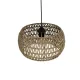 DARIO 204-0168 Boho Κρεμαστό Φωτιστικό Οροφής με Ντουί 1 x E27 AC 220-240V IP20 - Καφέ - Μ31 x Π31 x Υ18,5cm