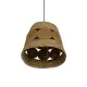 PANIER 204-0170 Boho Κρεμαστό Φωτιστικό Οροφής με Ντουί 1 x E27 AC 220-240V IP20 - Μπεζ - Μ32 x Π32 x Υ30cm