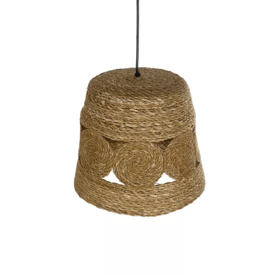 PANIER 204-0170 Boho Κρεμαστό Φωτιστικό Οροφής με Ντουί 1 x E27 AC 220-240V IP20 - Μπεζ - Μ32 x Π32 x Υ30cm