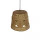 PANIER 204-0170 Boho Κρεμαστό Φωτιστικό Οροφής με Ντουί 1 x E27 AC 220-240V IP20 - Μπεζ - Μ32 x Π32 x Υ30cm