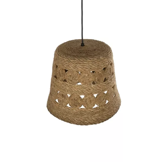 PANIER 204-0171 Boho Κρεμαστό Φωτιστικό Οροφής με Ντουί 1 x E27 AC 220-240V IP20 - Μπεζ - Μ32 x Π32 x Υ30cm