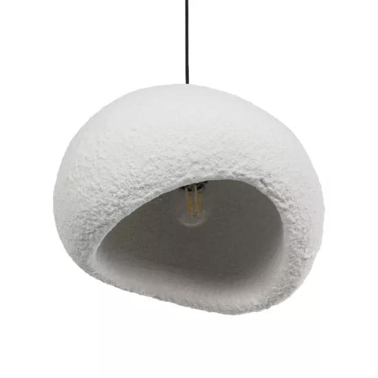 STONE 204-0176 Μοντέρνο Κρεμαστό Φωτιστικό Οροφής με Ντουί 1 x E27 AC 220-240V IP20 - Λευκό - Μ31.5 x Π35 x Υ26cm